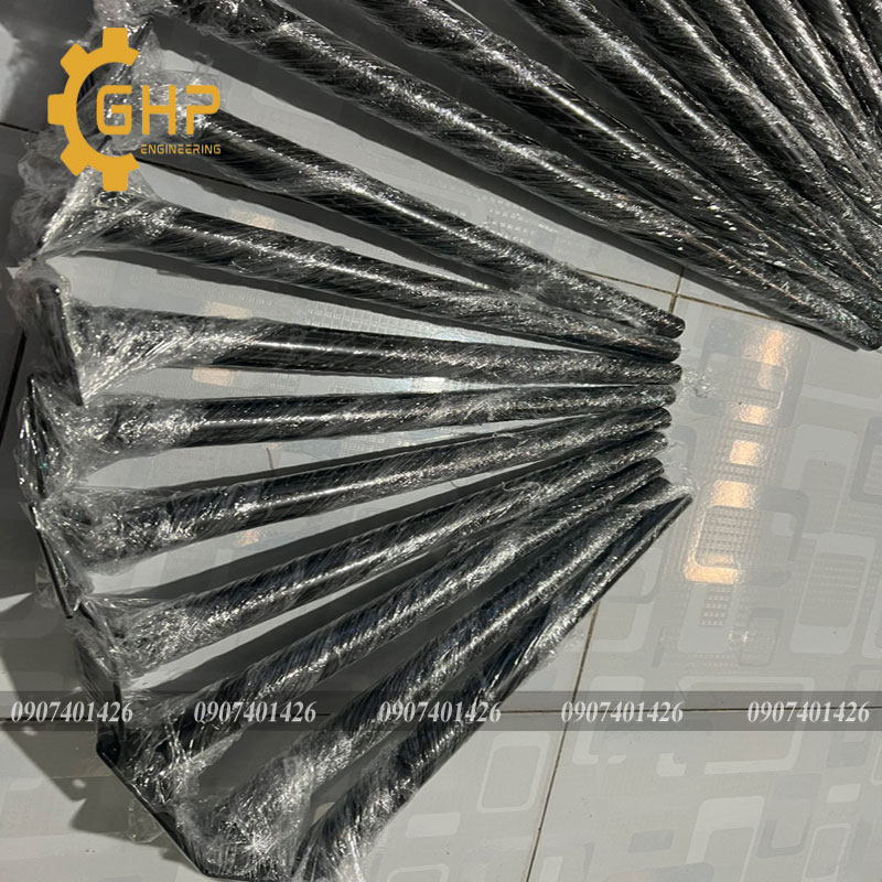 Chân côn bàn ghế dài 40cm-đen-xéo