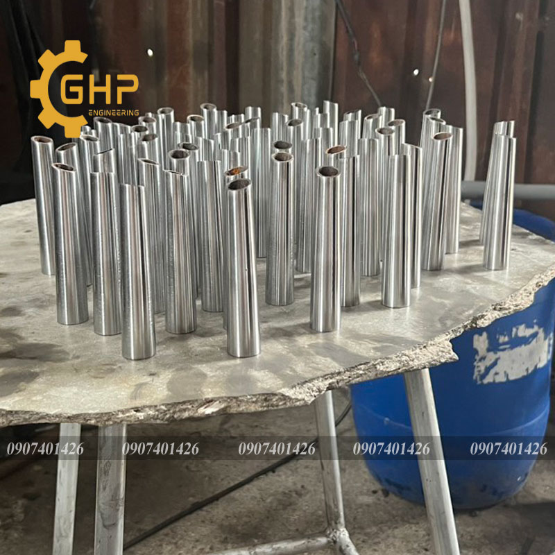 Chân bàn ghế sofa-ống inox mạ pvd bọc chân bàn ghế