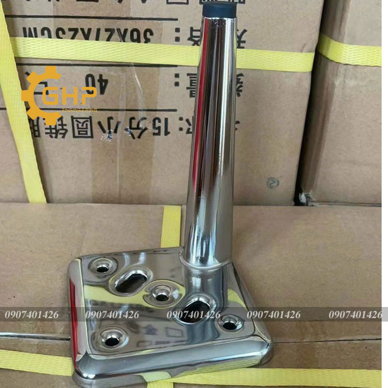 Chân bàn ghế sofa-chân kệ-tủ hình nón trắng 15cm